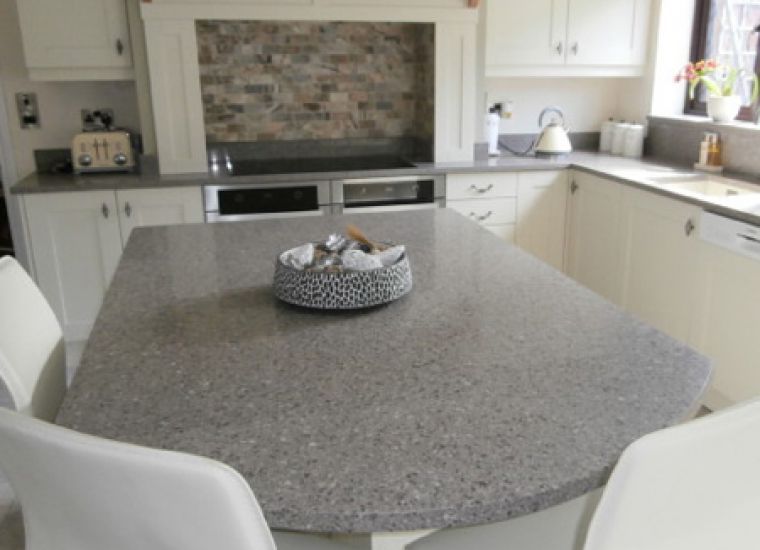 Atlantic Salt Caesarstone: Swipe To View More Images