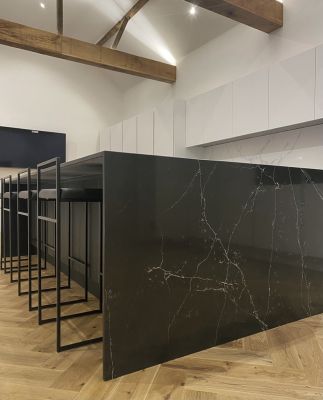 Click Here To Enlarge This Photo Of Unique Marquina & Cloudy Tuscan Grey