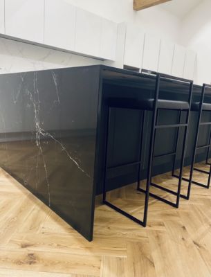 Click Here To Enlarge This Photo Of Unique Marquina & Cloudy Tuscan Grey