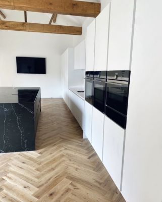 Click Here To Enlarge This Photo Of Unique Marquina & Cloudy Tuscan Grey