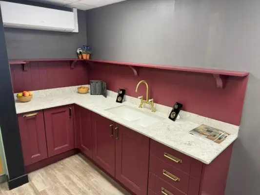 Click Here To Enlarge This Photo Of Elegant Quartz Kitchen Transformation In Nuthall