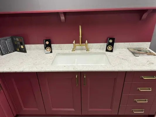 Click Here To Enlarge This Photo Of Elegant Quartz Kitchen Transformation In Nuthall