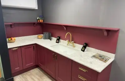 Elegant Quartz Kitchen Transformation In Nuthall