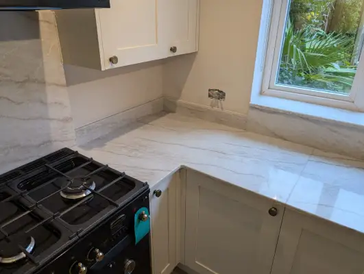 Click Here To Enlarge This Photo Of Quartz Kitchen Worktop Installation In Mapperley Plains&comma; Nottingham