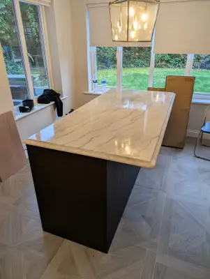 Click Here To Enlarge This Photo Of Quartz Kitchen Worktop Installation In Mapperley Plains&comma; Nottingham