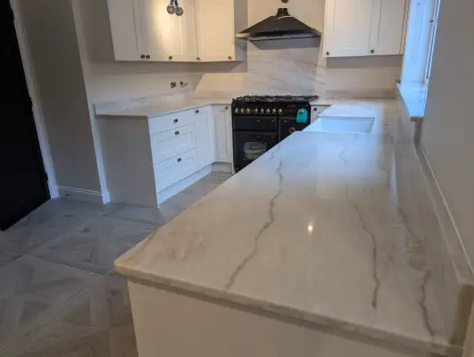 Click Here To Enlarge This Photo Of Quartz Kitchen Worktop Installation In Mapperley Plains&comma; Nottingham