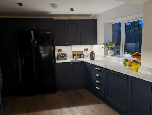 Click Here To Enlarge This Photo Of Calacatta Verona Kitchen Worktop Installation In Hucknall&comma; Nottingham