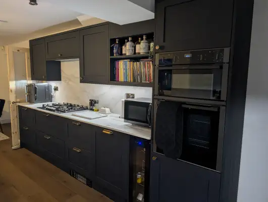 Click Here To Enlarge This Photo Of Calacatta Verona Kitchen Worktop Installation In Hucknall&comma; Nottingham