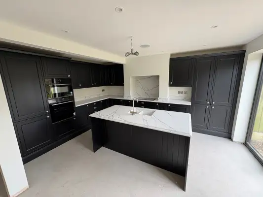 Click Here To Enlarge This Photo Of Cotswold White Quartz Worktop Installation - Toton&comma; Nottingham
