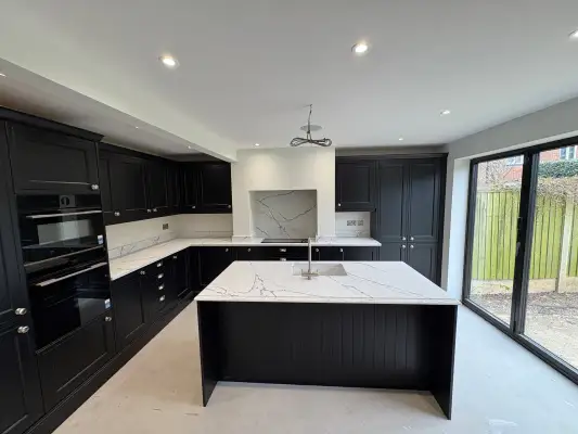 Click Here To Enlarge This Photo Of Cotswold White Quartz Worktop Installation - Toton&comma; Nottingham