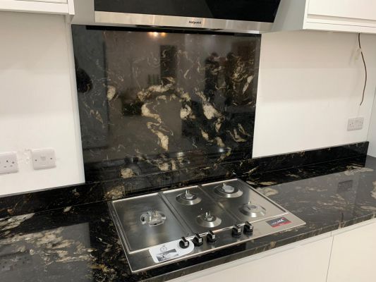 Click Here To Enlarge This Photo Of Cosmic Black Granite Worktops, Woodthorpe, Nottingham