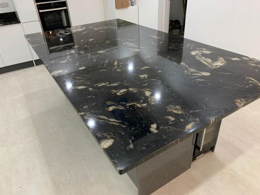 Click Here To Enlarge This Photo Of Cosmic Black Granite Worktops, Woodthorpe, Nottingham