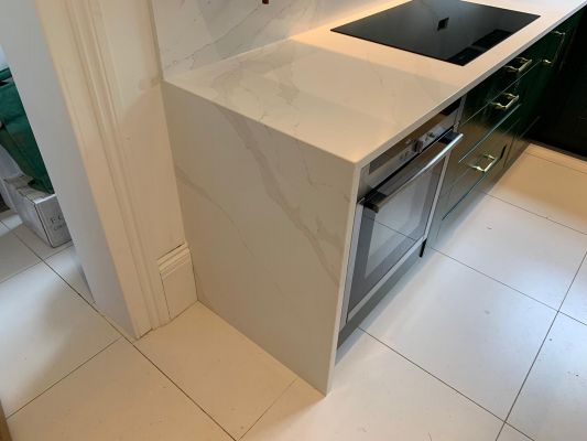 Click Here To Enlarge This Photo Of Calacatta Gold Quartz Worktops, Windsor