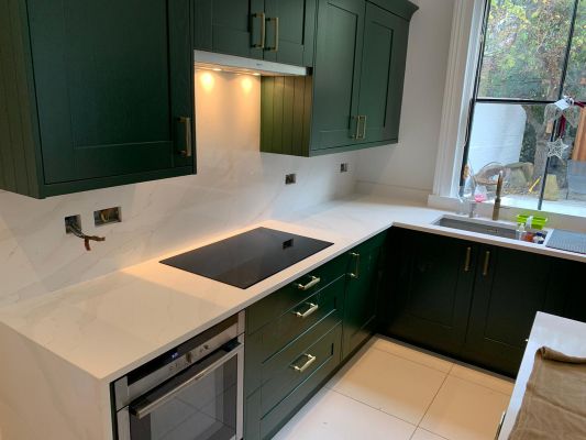 Click Here To Enlarge This Photo Of Calacatta Gold Quartz Worktops, Windsor