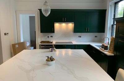 Calacatta Gold Quartz Worktops, Windsor