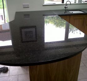 Angolan Black Granite: Click Here To View Larger Image