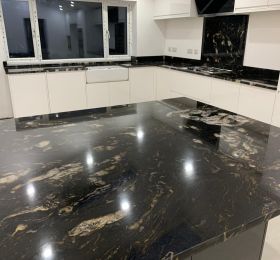 Cosmic Black Granite: Click Here To View Larger Image
